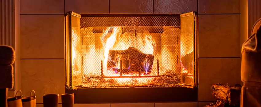 Mendota Hearth Landscape Fireplace Installation in Ottawa, Illinois