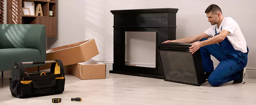 Old Rusted Metal Fireplace Repair And Replacement in Ottawa, IL